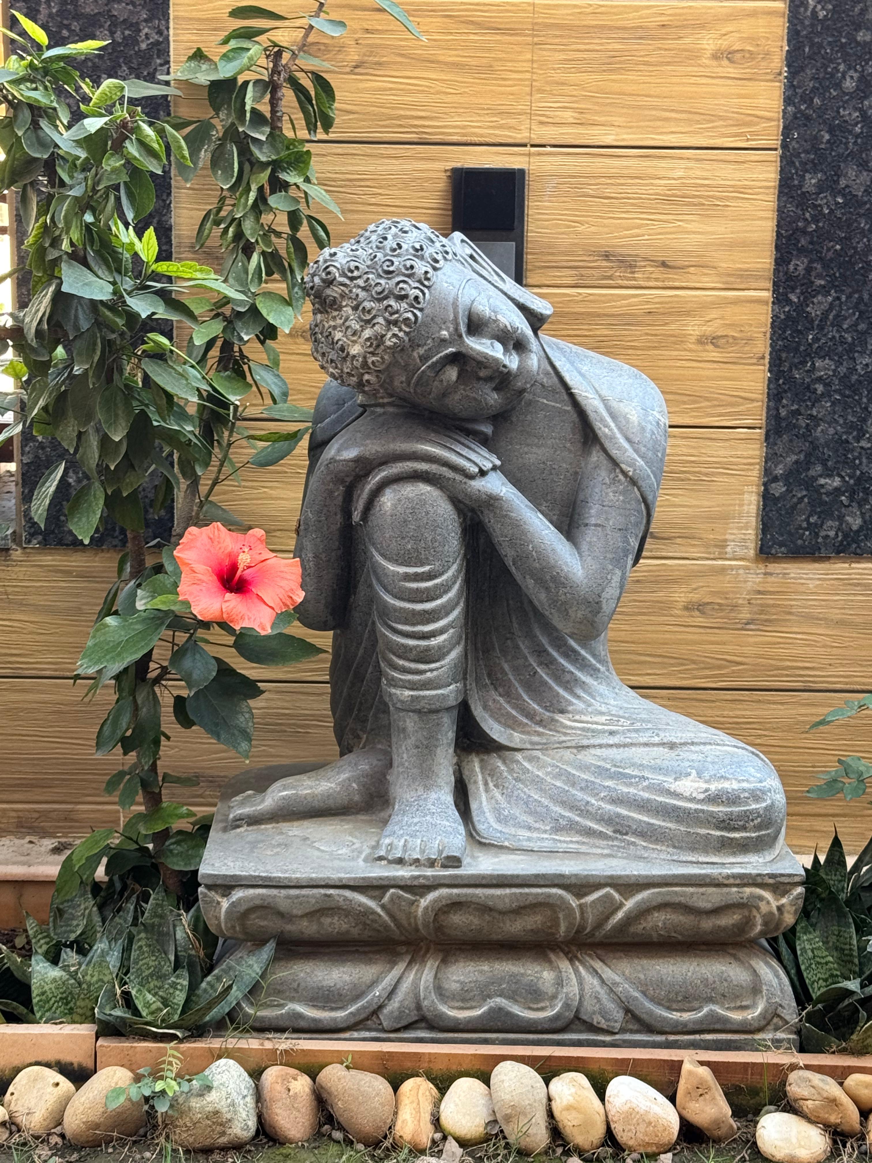 Premium Makrana Marble Moorti - Grand Stone Moorti by Expert Artisans at Natha Moorti Museum